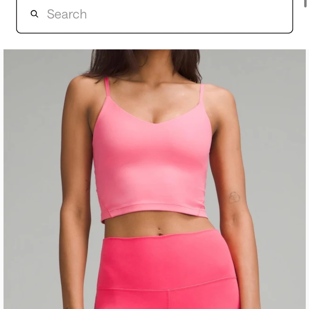 lululemon athletica Red Tank Top